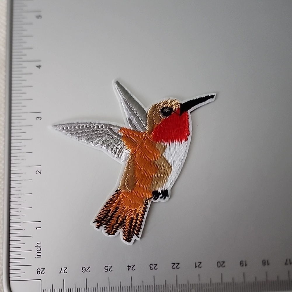 Hummingbird  Iron on Patch - Picture 3 of 4